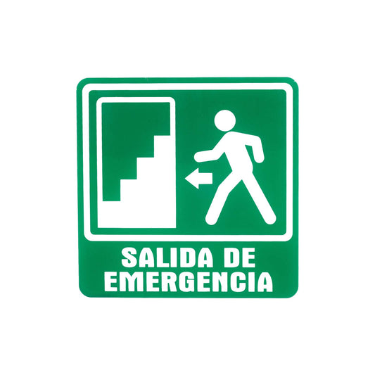 Señalamiento Salida de Emergencia Escalera Izquierda