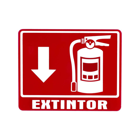 Señalamiento Extintor con Flecha Acrilico