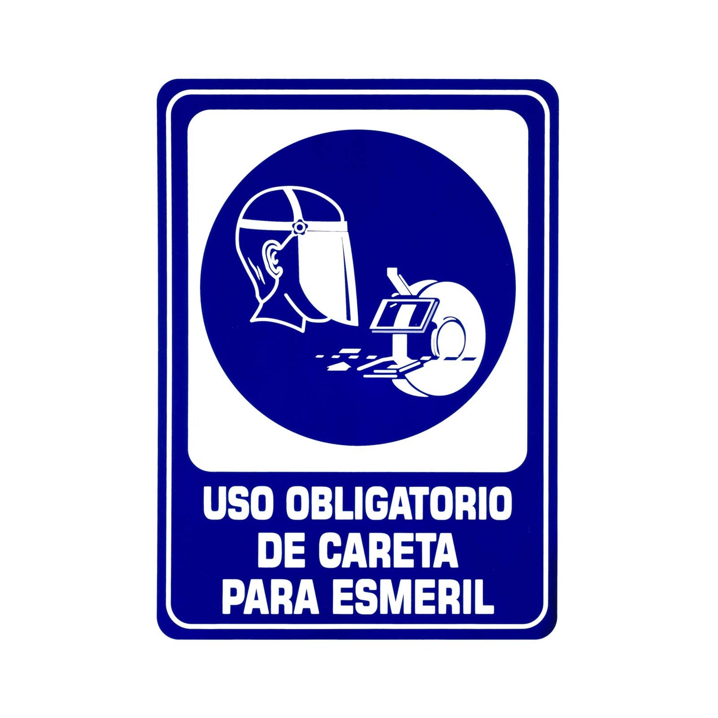 Señalamiento Uso Obligatorio de Careta