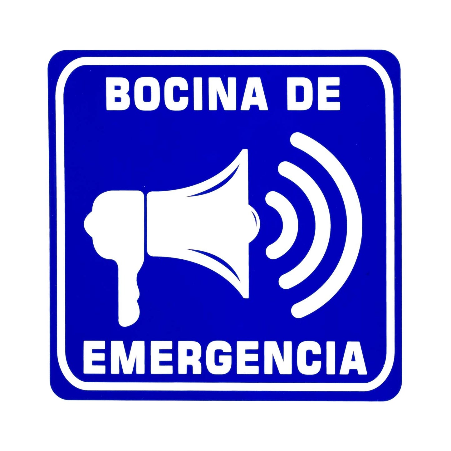 Señalamiento Bocina de Emergencia