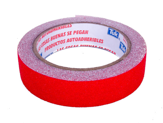 Cinta Antiderrapante Rojo 25mm Tuk