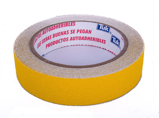 Cinta Antiderrapante Amarillo 25mm Tuk