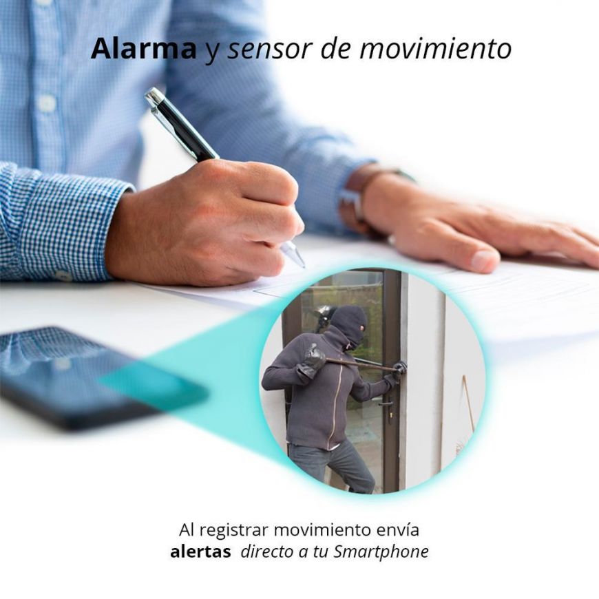 Cámara de Vigilancia Para Exterior WiFi IP HD, Monitoreo en Vivo Red Lemon