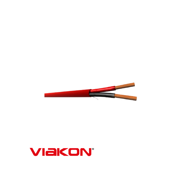 CABLE ALARMA GRIS 2x18 PVC VIAK 305MT