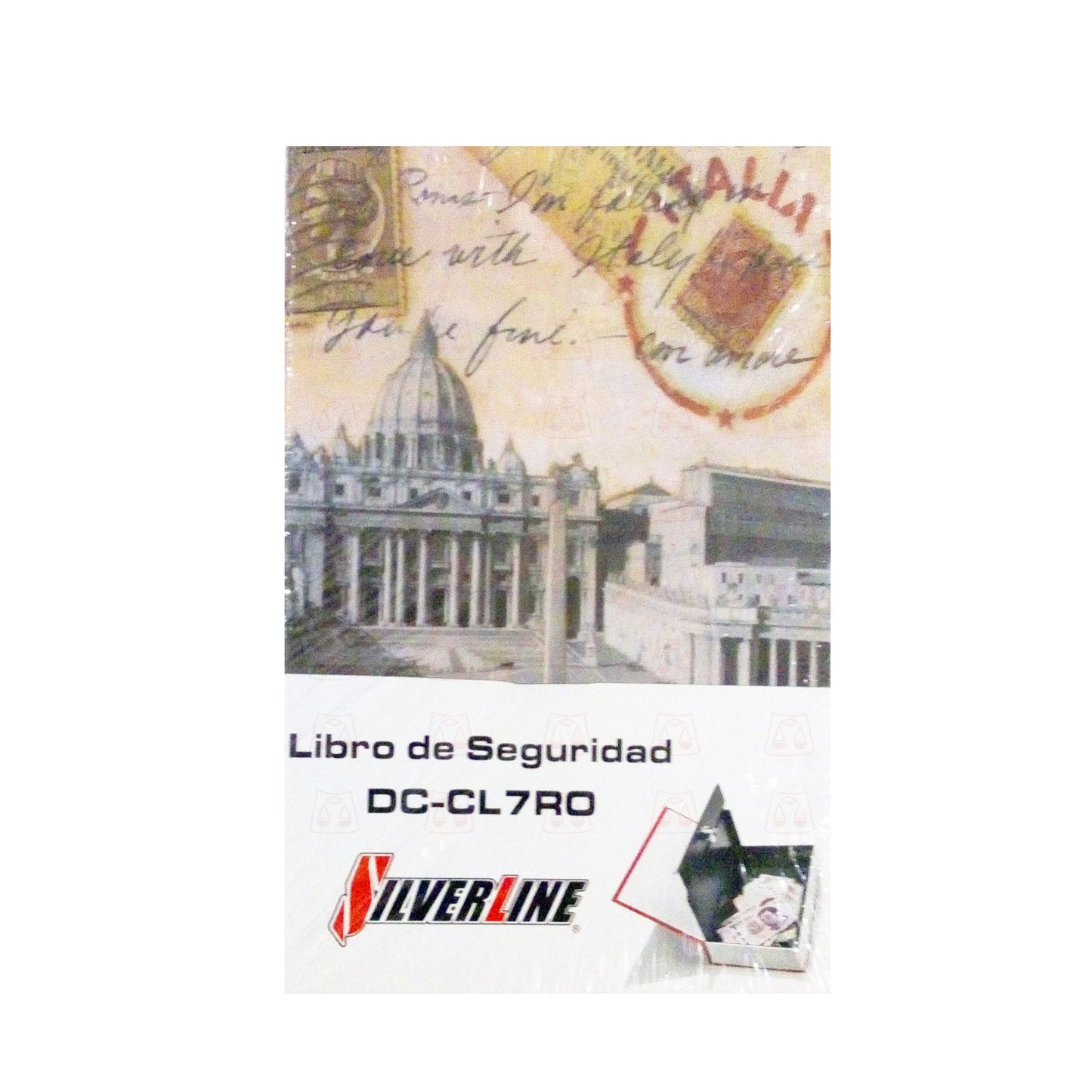Caja Fuerte Tipo Libro Roma 7" Silverline