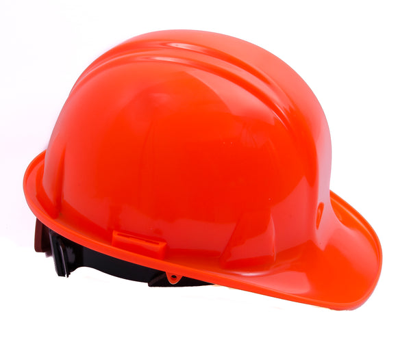 CASCO DE SEGURIDAD CON AJUSTE DE MATRACA ALTA VISIBILIDAD INFRA-Anaranjado