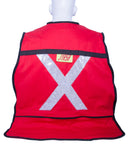 Chaleco Brigadista de Gabardina Abierto SR-2020RCRGD Jyrsa