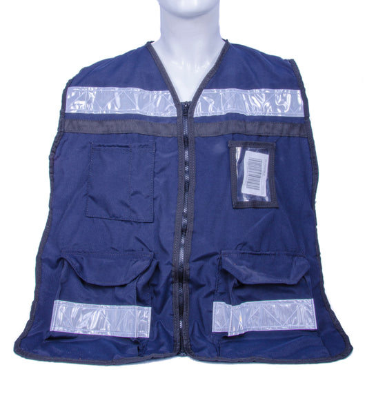 CHALECO RESCATISTA CLASE II AZUL T-GDE