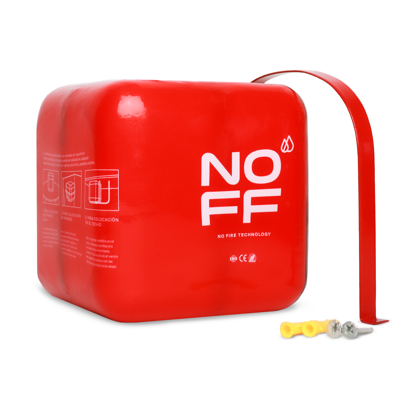 Cubo Extintor de Incendios PQS 1.2KG NOFF