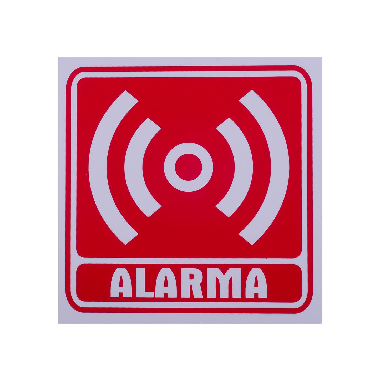 Señalamiento de Estireno Alarma