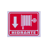 Señalamiento de Estireno Hidrante