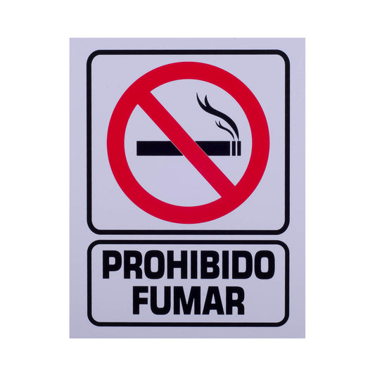 Señalamiento de Estireno Prohibido Fumar (20 x 25)