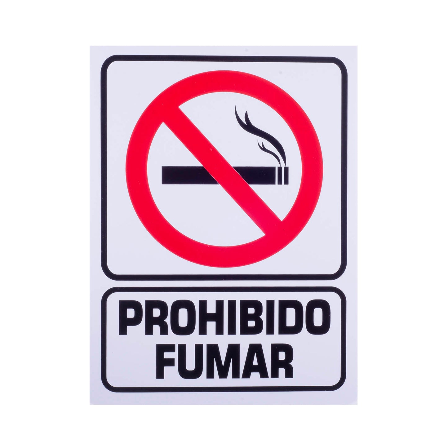 Señalamiento de Estireno Prohibido Fumar 30 x 40