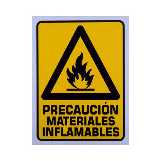 Señalamiento Precaución Material Inflamable