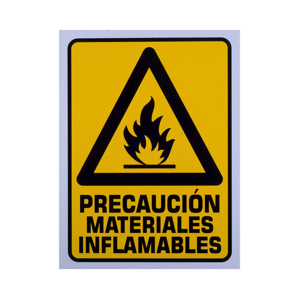 Señalamiento Precaución Material Inflamable
