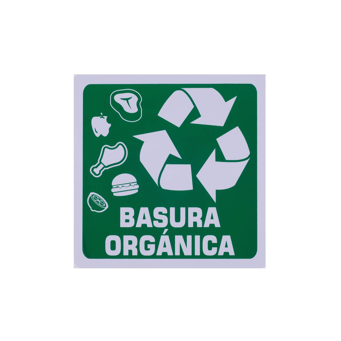 Señalamiento Basura Orgánica (20 x 20)