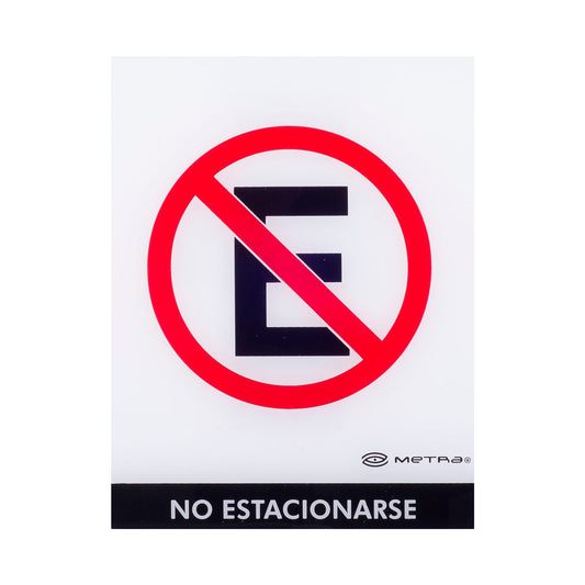 Señalamiento No Estacionarse