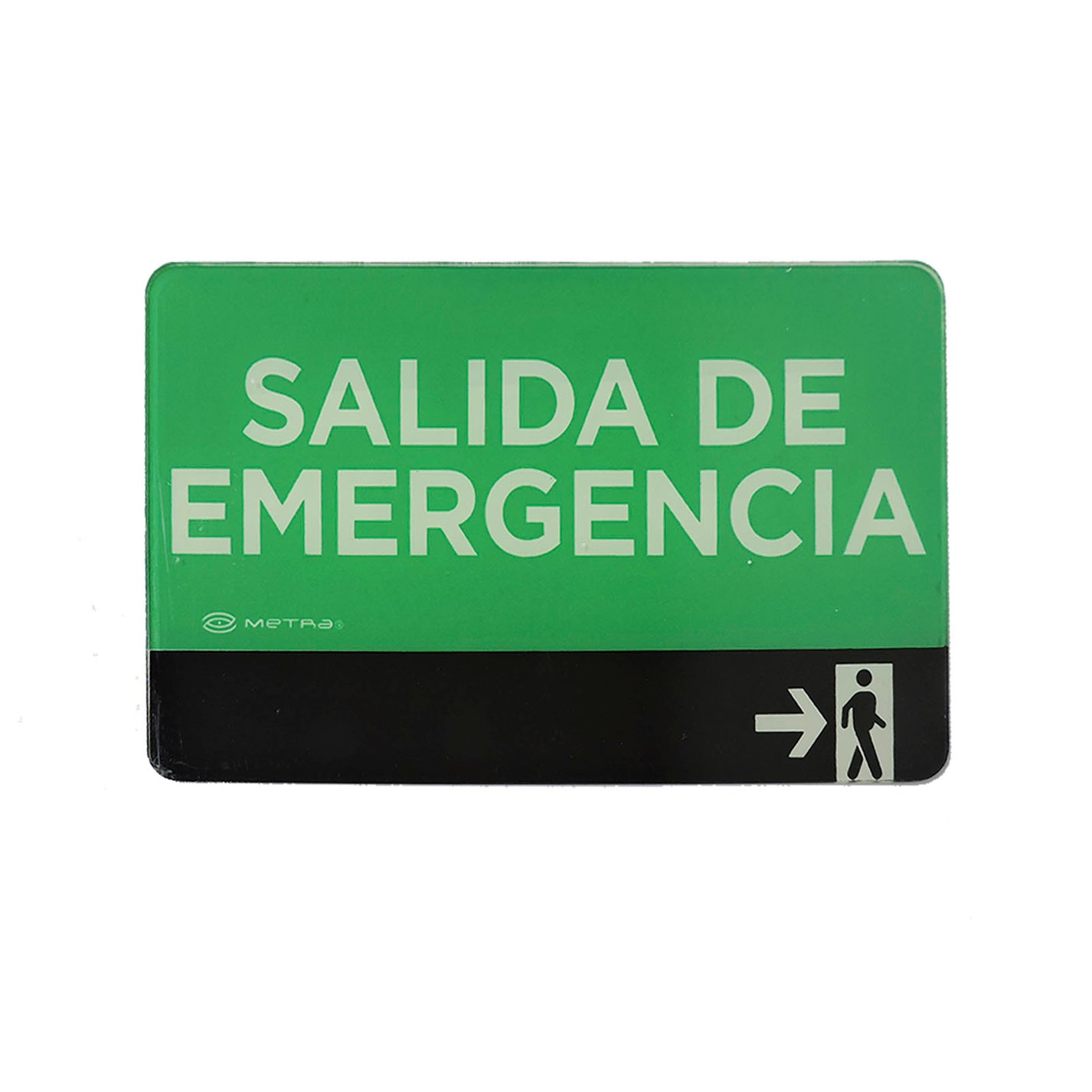 Señalamiento Fotoluminiscente Salida De Emergencia Safety Mart Mx