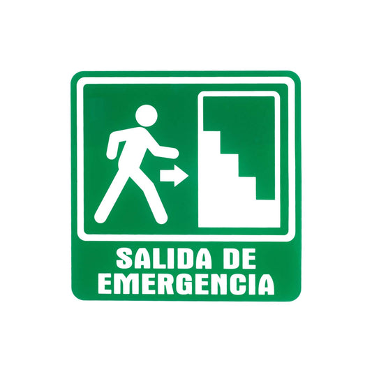 Señalamiento Salida de Emergencia Escalera Derecha