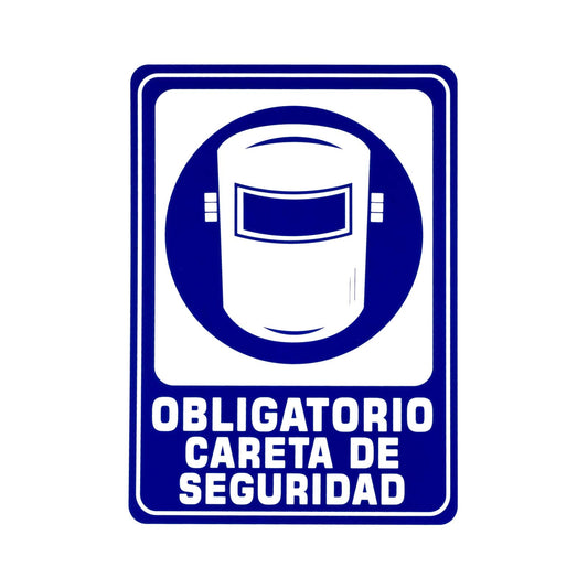 Señalamiento Obligatorio Careta de Seguridad