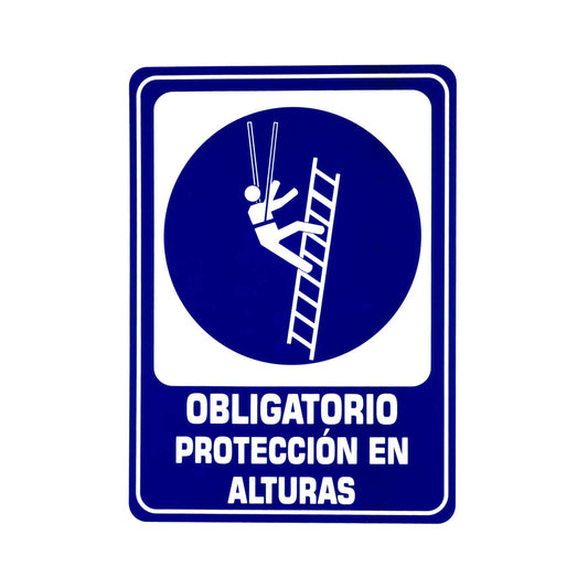 Señalamiento Obligatorio Protección en Alturas