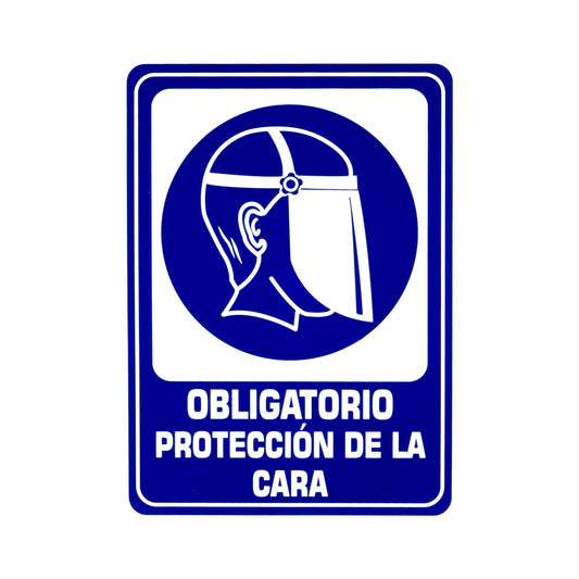 Señalamiento Obligatorio Protección De La Cara