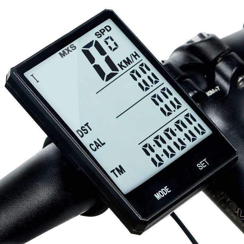 Velocímetro Hilceriy para bicicleta y cuentakilómetros para bicicletas con  cable KM/H con despertador automático, pantalla LCD y rastreador de  velocidad de ciclismo y accesorios para un solo kilometraje, multifunciones  y estadísticas de